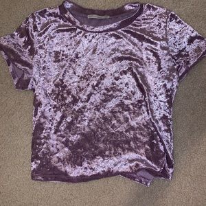 Velvet tee